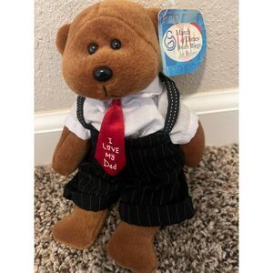 “I Love My Dad” Novelty Plush Teddy Bear BS3